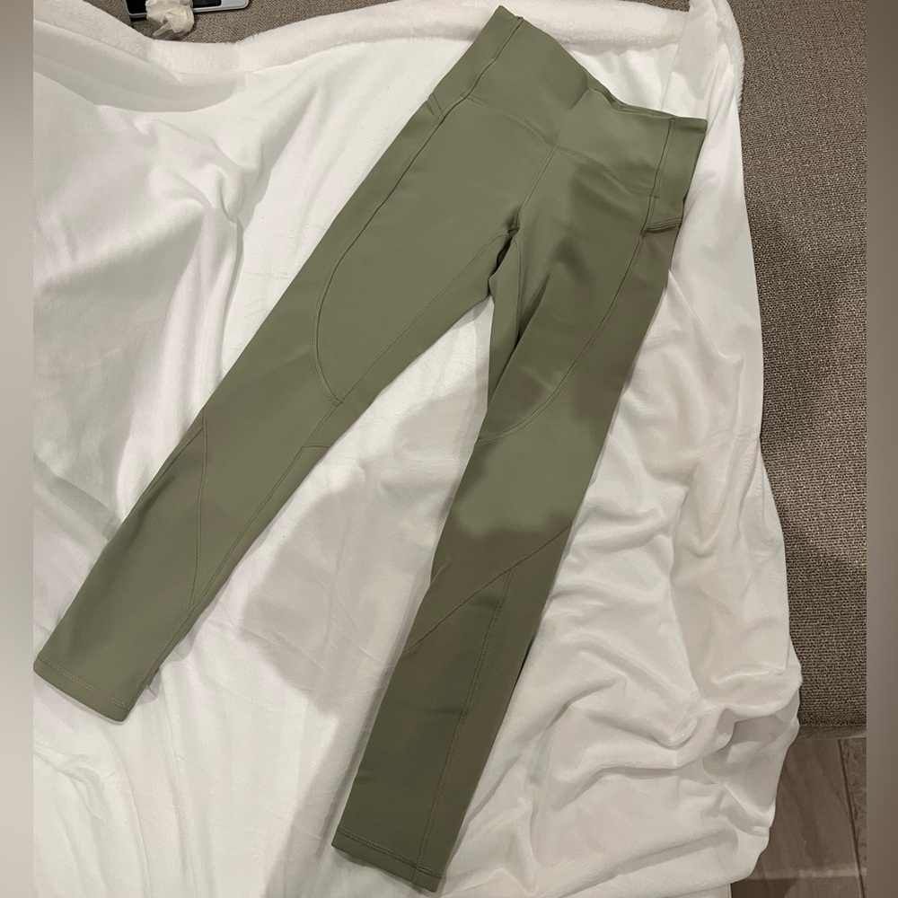 Calia Ribbed 7/8 legging sage green size small EUC